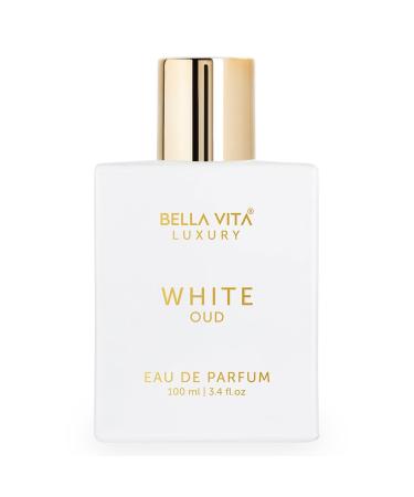 Bella-Vitaa Luxury White Oud Unisex Eau De Parfum Perfume with Orange Patchouli Musk|Premium Long Lasting Oud & Fruity Fragrance for Men & Women 100ML