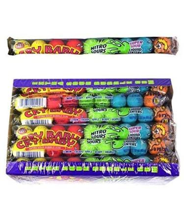 Dubble Bubble Dubble Bubble Dubble Bubble Cry Baby Nitro Sours Gumballs 24 x 65g