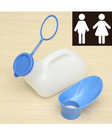Rongbo Unisex Potty Urinal for Car Bedpans Pee Bottle with Lid and Funnel Men Women Toliet Urinal for Hospital Home Camping Outdoor Travel - Buy Online on GoSupps.com