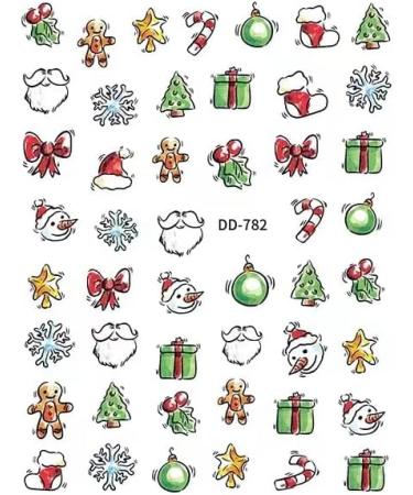 9 Sheets Christmas Nail Art Stickers Decals Self-Adhesive Kids Cute White Snowman Snowflakes Winter Snowbell Reindeer Nail Supplies Nail Art Design Decoration Accessories - Buy Online on GoSupps.com