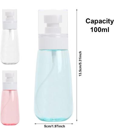 3 Pack Travel Spray Bottle Small Spray Bottle Travel Size Leak Proof Refillable Fine Mist Spray Bottle Mini Spray Bottles Fine Mist Empty Travel Bottle Set for Perfume Essential Oils (100ml) - Buy Online on GoSupps.com