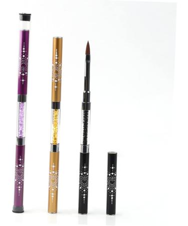 POPETPOP Manicure Tools Professional Gel Ink Pen Purple Brush Pen Lightweight Brush Pen Kit De U as De Gel Lip Gloss Kit Nail Art Liner Nail Salon Kit Gel Nail Brush Flat Brush Pen Crystal medium Purple - Buy Online on GoSupps.com
