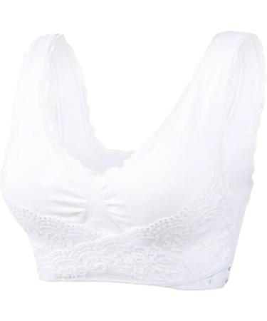 Buy Women's Seamless Front Buckle Bras - Lace Edge Strapless XL - Perfect for Yoga & Sleep - Buy Online on GoSupps.com