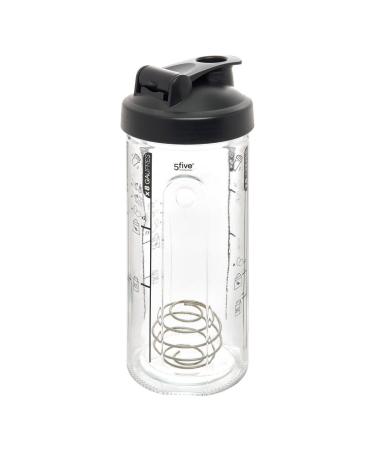 5five - shaker pour cr pes essentiels 800ml en verre