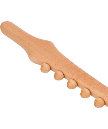 Wooden Gua Sha Tools & Pearl Massage Roll - Relieve Fatigue & Soothe Shoulders Neck Back | International Shipping - Buy Online on GoSupps.com