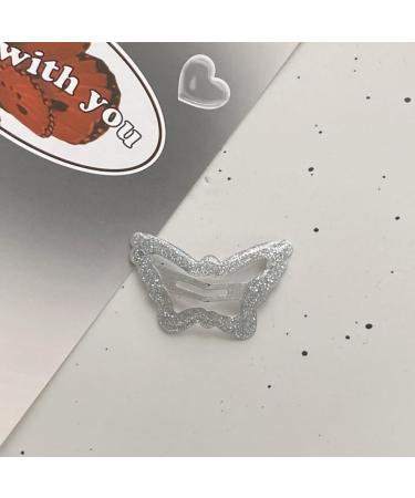 Limtula Shining Butterfly Hair Clip Sweet Snap Hair Clip Glitter Hair Clamps Barrettes for Girls Women Cute Headpieces 1 - Buy Online on GoSupps.com