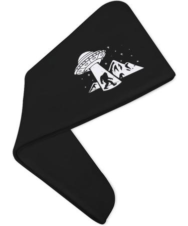 Bigfoot Aliens Microfiber Hair Towel Wrap - Super Absorbent Hair Turban for Women | 10x26 Inch | International Shipping - Buy Online on GoSupps.com