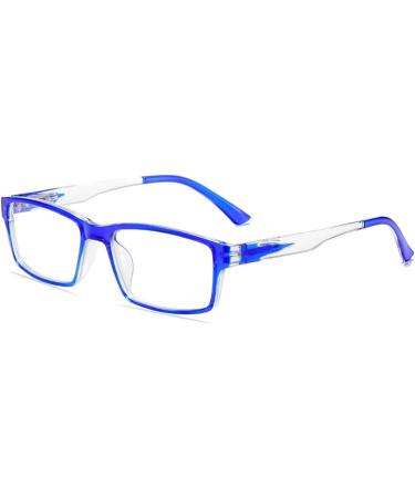 Buy IYNWBJTS 2823 Finished Myopia Glasses 100 to 600 Degrees | Red Transparent Eyewear for Clear Vision - Buy Online on GoSupps.com