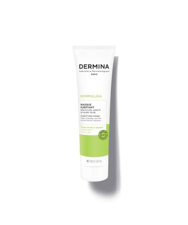 DERMINA Purifying Mask - 100 ml (Sebum Regulator & Unclogging - For Radiant and Purified Skin)