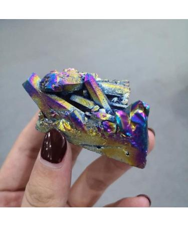 Natural Crystal Rough Natural Quartz Rainbow Cluster Crystals Stone for Specimen Home Decor Gift Metaphysical Stone (Color : Colorful Size : 40-50g) 40-50g Colorful - Buy Online on GoSupps.com