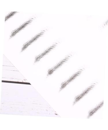Ipetboom 6 Sheets Pairs Eyebrow Transfer Eyebrow Makeup Tools Simulation Eyebrow Sticker Disposable 6d - Buy Online on GoSupps.com