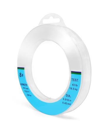 Clear Fishing Wire,755FT Monofilament Fishing Line,Clear String for Hanging,Strong Clear Wire Invisible Nylon Thread for Hanging Balloon,Garland,Picture,Crafts,Decorations,Suitable for Beading Sewing - Buy Online on GoSupps.com