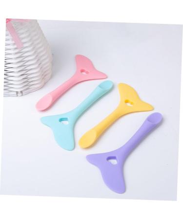 Housoutil 4 Pcs Eyeliner Eyeshadow Silicone Molds Wing Tips Stencils Eye Cosmetics Make up Spoon Girl mediumx2pcs Assorted Colorx2pcs - Buy Online on GoSupps.com