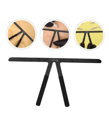 NOLITOY 4pcs Tattoos Tool Triangle Stainless Eyebrow Measuring Position Nose Ruler Positioning Shaper Steel 13.8x7cmx4pcs Blackx4pcs - Buy Online on GoSupps.com