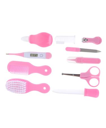 DOITOOL Pedicure Kit 1 Set Clippers Tools Safety Grooming Kids Comb Travel Nail Portable Aspirator Newborn Brush Baby Hair Supplies Gifts Healthcare Kit Dispenser Electric Trimming Pedicure Tools Pink 12.5X4X2.5CM