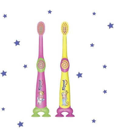 Buy Signal Kids Toothbrush 0-6 Years | Ultra-Soft Bristles | Dental Care for Children - Pack of 3 - Buy Online on GoSupps.com