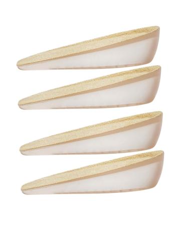 2 Pairs Booster Pad Lift Inserts Heels for Men Orthotic Women Platform Shoes Shoe Inserts for Women High Heel Sandals for Women Thermal Safety Wellies Gel Half Pad Invisible Man As Shown 12X6.5cm