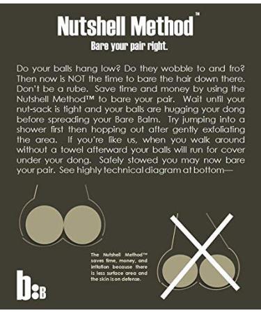 Bare Balm - Professional's Choice Body Hair Management Cream (Big Balls Formula) - Buy Online on GoSupps.com