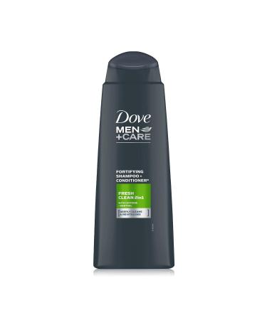 Dove Men + Care Fresh Clean 2 in 1 Shampoo and Conditioner 400 ml - Buy Online on GoSupps.com