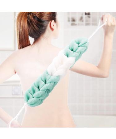 MURRI&MURRDI 4 Pack Long Loofah Back Scrubber with Rope Handles - Exfoliating Mesh Sponge for Shower Body Bath (4 Colors) - Buy Online on GoSupps.com