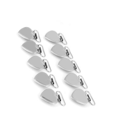 Ruining Heart -shaped braces clips heart braces clips 10 pacifier clips metal braces clips for braces hanging decorations for pacifiers