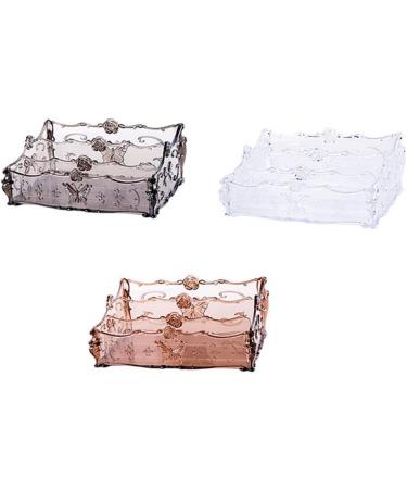 Zerodeko Box Clear Makeup Organizer Eyeshadow Organizer Cosmetics Organizer Jewelry Makeup Stand 25.5*17cm Picture 1 - Buy Online on GoSupps.com