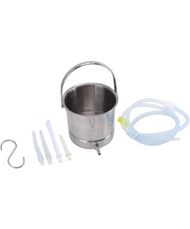 Inlet for Intestinal Cleaning KIT - 1.6L Concrete Mate Enema Flushing Set with Hose Nozzles & Storage Box | Detox & Health Solutions - Buy Online on GoSupps.com