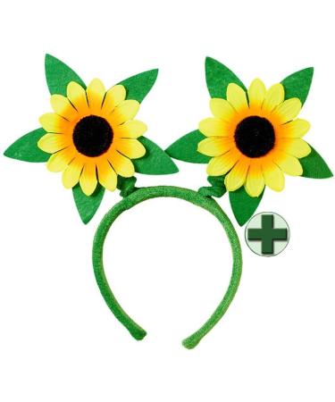 Shop Carnival Clothes: Ladies Gardener Apron & Headband Costume - One Size Floral Design - Buy Online on GoSupps.com