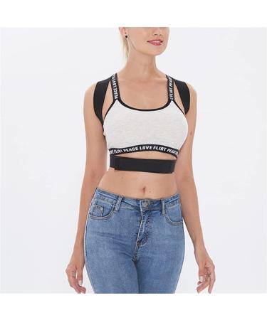 Adjustable Clavicle Support Brace for Men Women Back Posture Corrector for Bad Posture Improve Upper Back Sup (Gray M Code) - Buy Online on GoSupps.com