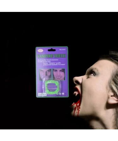 Reamhome Vampire Dentures - Fluorescent Green Glow in the Dark 5 Pack | Fun Costumes & Accessories for Halloween - Buy Online on GoSupps.com