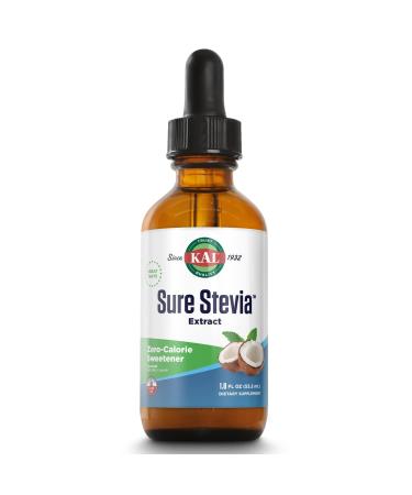 KAL Pure Stevia Extract Coconut 1.8 Fluid Ounce Coconut 1.8 Fl Oz (Pack of 1)