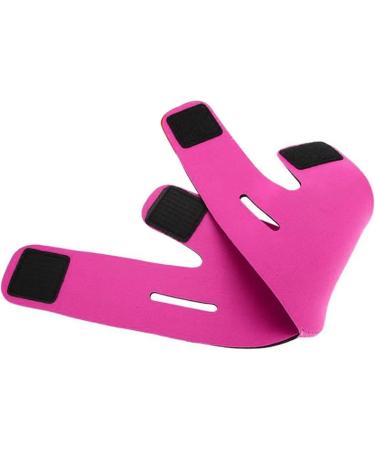 Face Slimming Strap Facial Slimming Mask Double Chin Reducer for Women Thin Neck Facelift Rose Red V Shape Mask - Buy Online on GoSupps.com