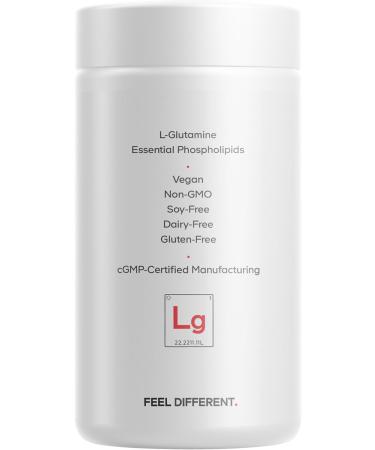 Codeage Liposomal L-Glutamine Capsule Supplement - 1 000 mg L-Glutamine per Serving - 3-Month Supply - Liposomal Delivery Vegan Pills Non-GMO Gluten-Free Amino Acid - 180 Capsules - Buy Online on GoSupps.com