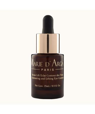 Marie d'Argan Eye Contour Serum for dark circles and puffiness with Hyaluronic Acid Ginseng and Hibiscus Anti-wrinkle Repairs Bags under eyes iluminates skin firming effect 15 ml