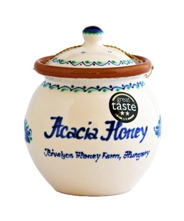 Acacia Honey in Traditional Artisan Craft Pot 500g - Stylish Foodie Gift