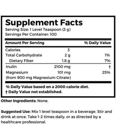 Dr. Clark Inulin Powder (FOS) – Prebiotic Soluble Fiber for Gut Health Supports Digestive Health & Regularity 300g - Buy Online on GoSupps.com