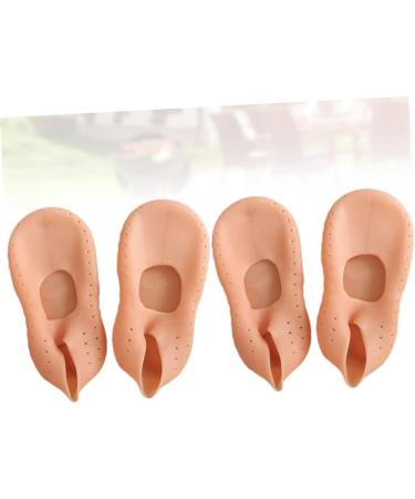 Beaupretty 2 Pairs Floor Socks Room Socks spa Gel Socks Silicone Socks Silicone Heel Protector Heel Socks for Cracked Heels Silicone moisturizing Socks SEBS Socks Keep Track Anti Slip Socks - Buy Online on GoSupps.com