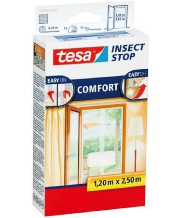 Tesa Mosquito Fly and Insect Screen for Doors 2 X 0.65 M X 2.5 M (max) White