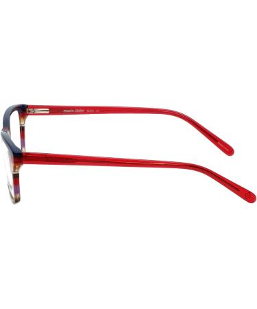 Buy Marie Claire Designer Reading Glasses MC6220-SRE - Stylish Stripe Red 53mm International Shipping Available - Buy Online on GoSupps.com