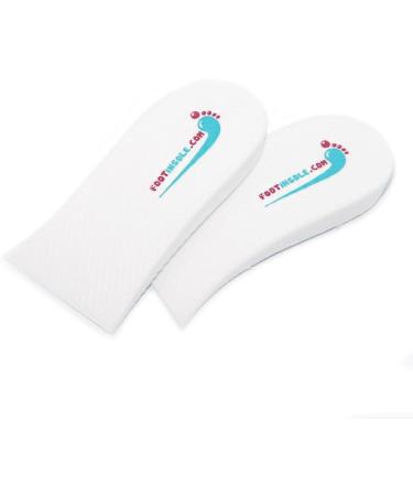 Footinsole Height Increase Shoes Insoles Lift Kit - 0.8 Heels Inserts - 2 Pairs (White) - Men and Women - Buy Online on GoSupps.com