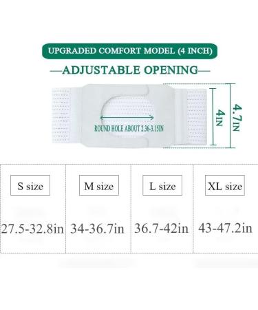 Ostomy Support Belt | Adjustable Stoma & Colostomy Belt | Protective Ileostomy Belt (Grey L 36.8in-42in) - International Shipping Available - Buy Online on GoSupps.com