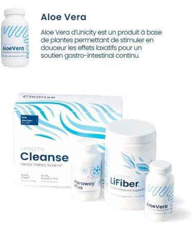 Unicity Cleanse Herbal Dietary System with LiFiber Paraway Plus Aloe Vera Capsules - Buy Online on GoSupps.com