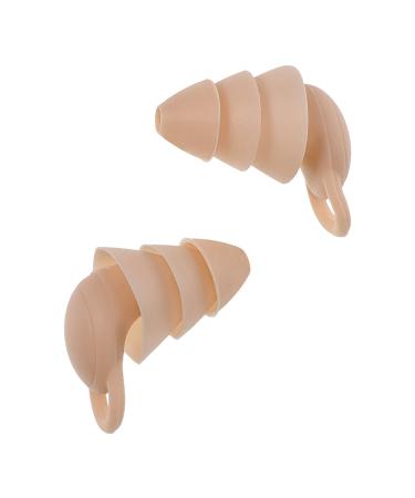Earplugs Musician 1 Pair Anti Noise Earplugs Swimming Ear Plugs Soft Silicone Earplugs Silicone Anti- Noise Earplugs Ear Plugs Noise Reduction Dormitory Supplies Work Ivory