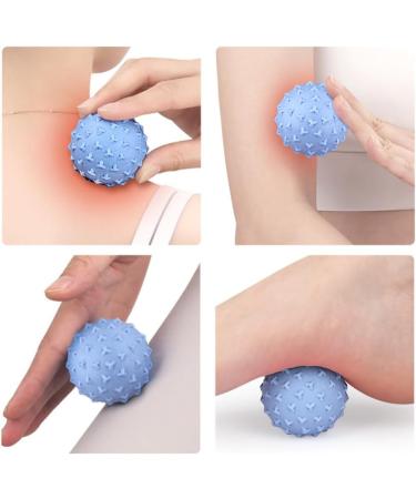 Iplusmile 4-Piece Triangular Lacrosse Balls - Spiky Massage Roller for Fitness & Foot Relief | Hard TPE Massage Balls for Deep Tissue Therapy - Buy Online on GoSupps.com