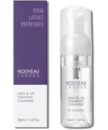 Nouveau Lashes Lash & Lid Gentle Foaming Cleanser Encourages Optimal Lash and Eyelid Hygiene Suitable for Use on Lash Extension Vegan 50 ml (Brush Not Included) - Buy Online on GoSupps.com