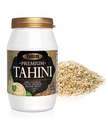 Tahim Premium Tahini - 100% Pure Sesame Vegan Paste, 500g - Buy Online on GoSupps.com
