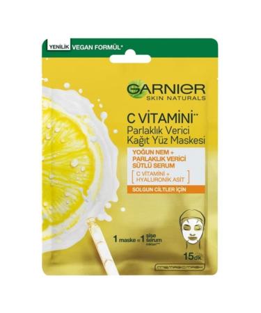 Garnier Vitamin C Super Hydrating Sheet Mask 6 Count