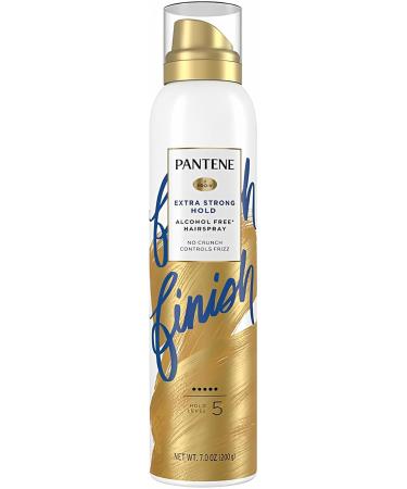Pantene Pro-V Level 5 Hairspray Extra Strong Hold Alcohol Free No Crunch and Controls Frizz 7.0 OZ (200 g) Clear