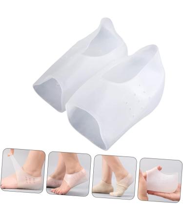 NOLITOY Height Increasing Insoles for Men & Women - Breathable Heel Cups for Pain Relief | Transparent Heightening Insoles 13x8cm - Buy Online on GoSupps.com