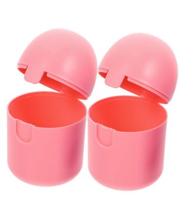 Moluckfu 2 pieces menstrual cup box home cleaning holder Colored storage cup menstrual cups supply tool compact housing colored housing